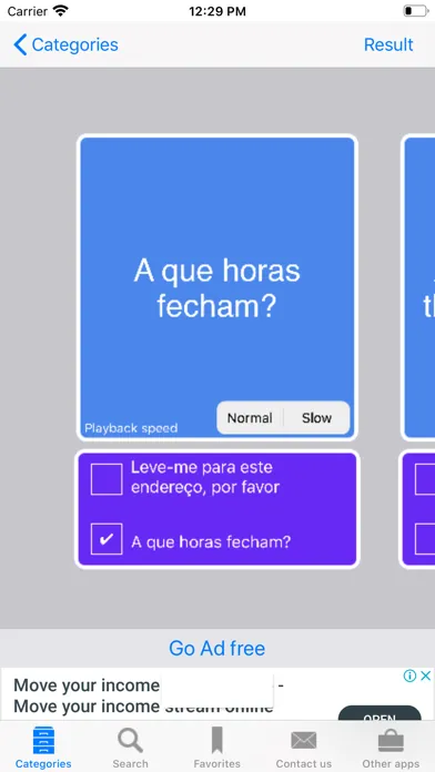 Capturas de tela do French to Spanish using AI