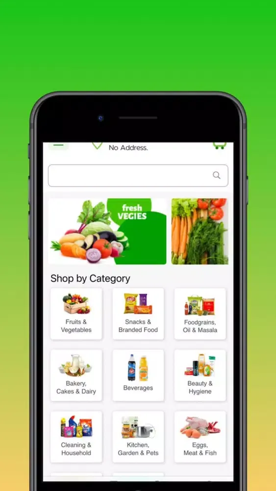 Ảnh chụp màn hình của My Fresh Basket