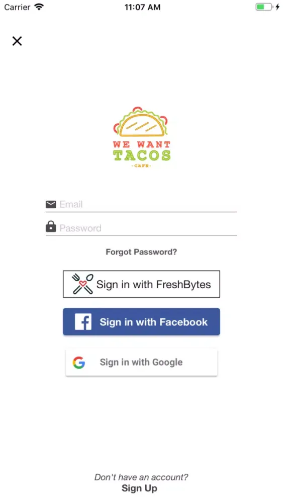 We Want Tacos Cafe應用截圖