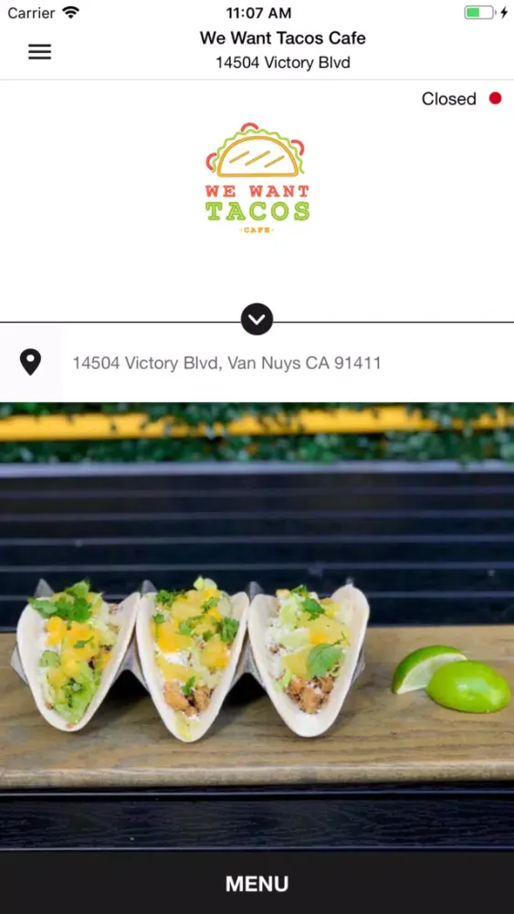 We Want Tacos Cafe應用截圖
