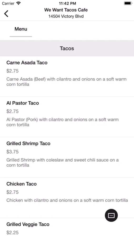 We Want Tacos Cafe應用截圖