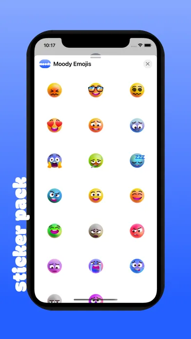 Screenshot di Moody Emojis by FriendTales