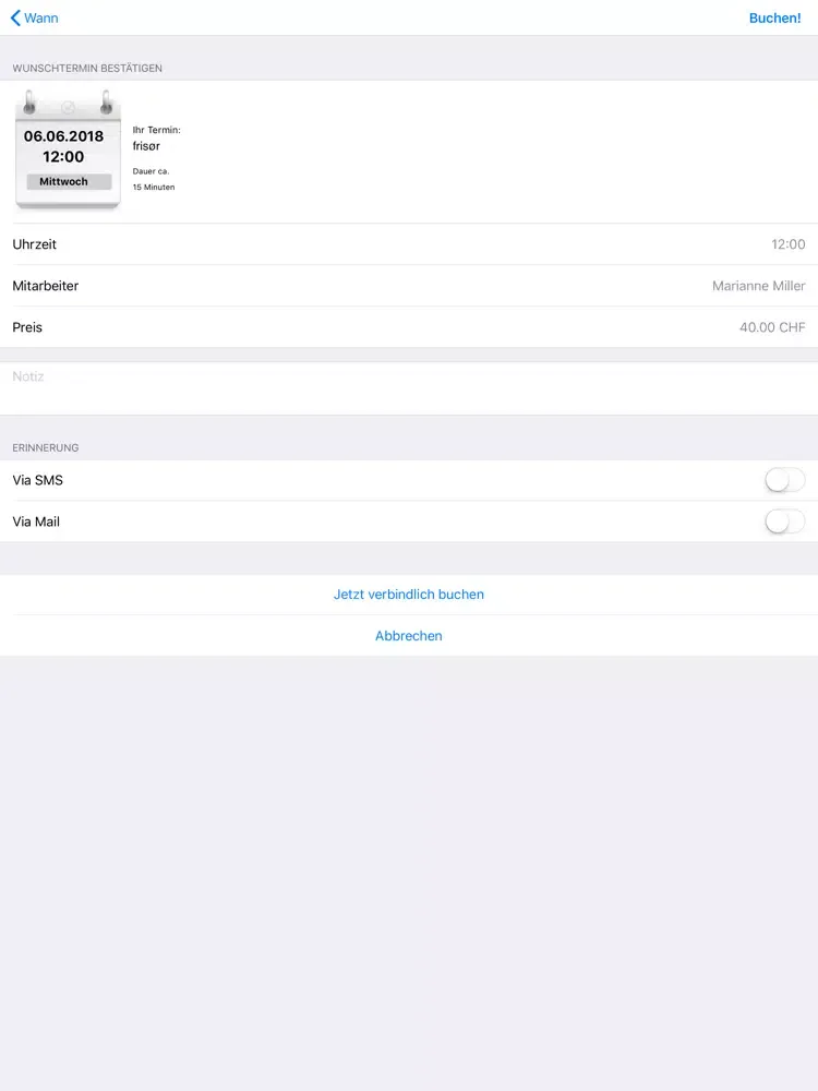 Frisør iPad  스크린샷