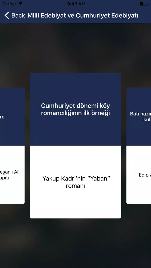 YKS/LYS Edebiyat Yazar-Eser স্ক্রিনশট
