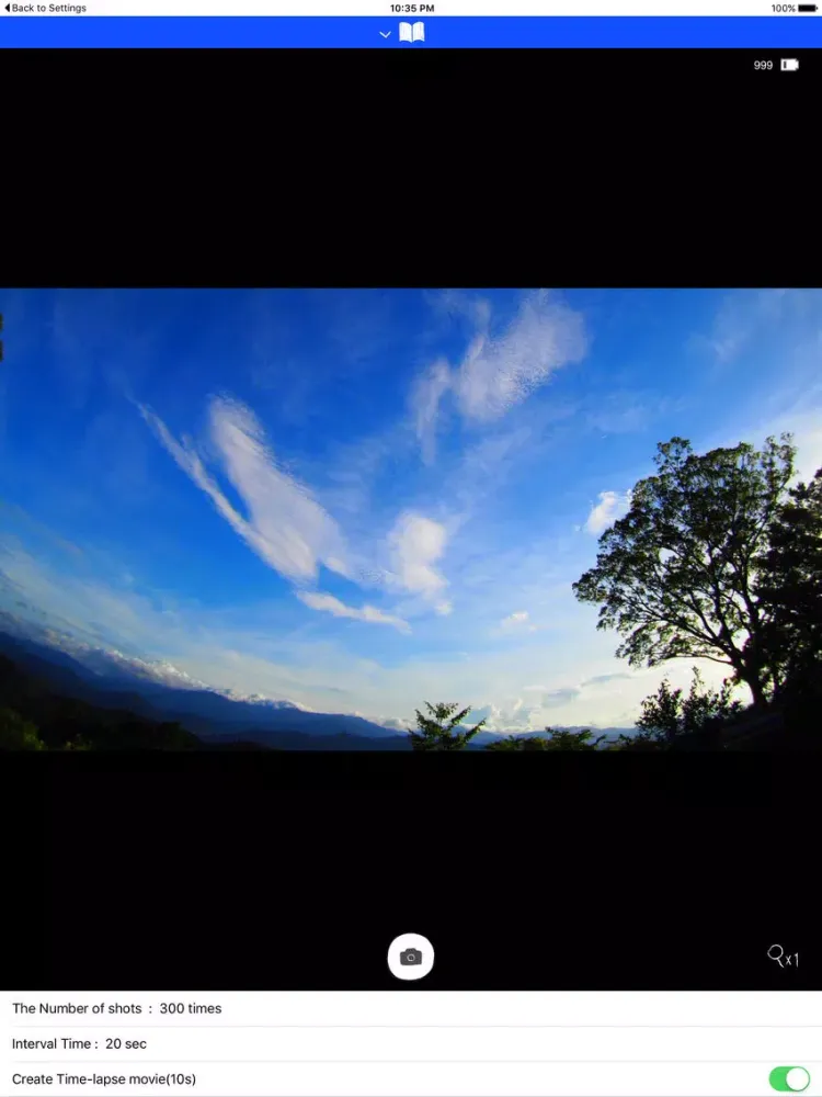 AirT-Lapse iPad Screenshots