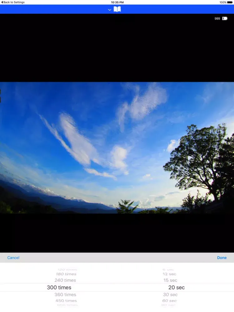 AirT-Lapse iPad Screenshots