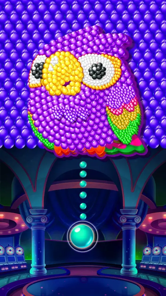 Tangkapan skrin Bubble Owl: Bubble Shooter