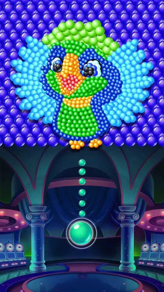 Tangkapan skrin Bubble Owl: Bubble Shooter