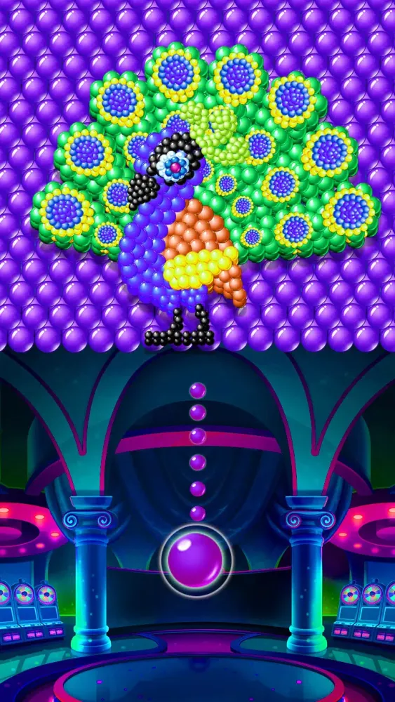 Tangkapan skrin Bubble Owl: Bubble Shooter