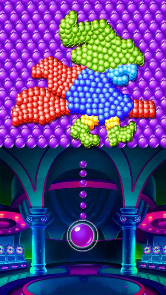 Tangkapan skrin Bubble Owl: Bubble Shooter