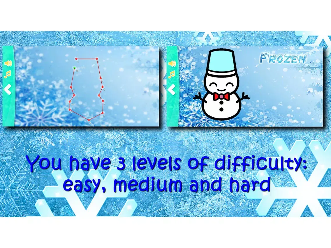 Frozen Connect The Dots iPad  स्क्रीनशॉट