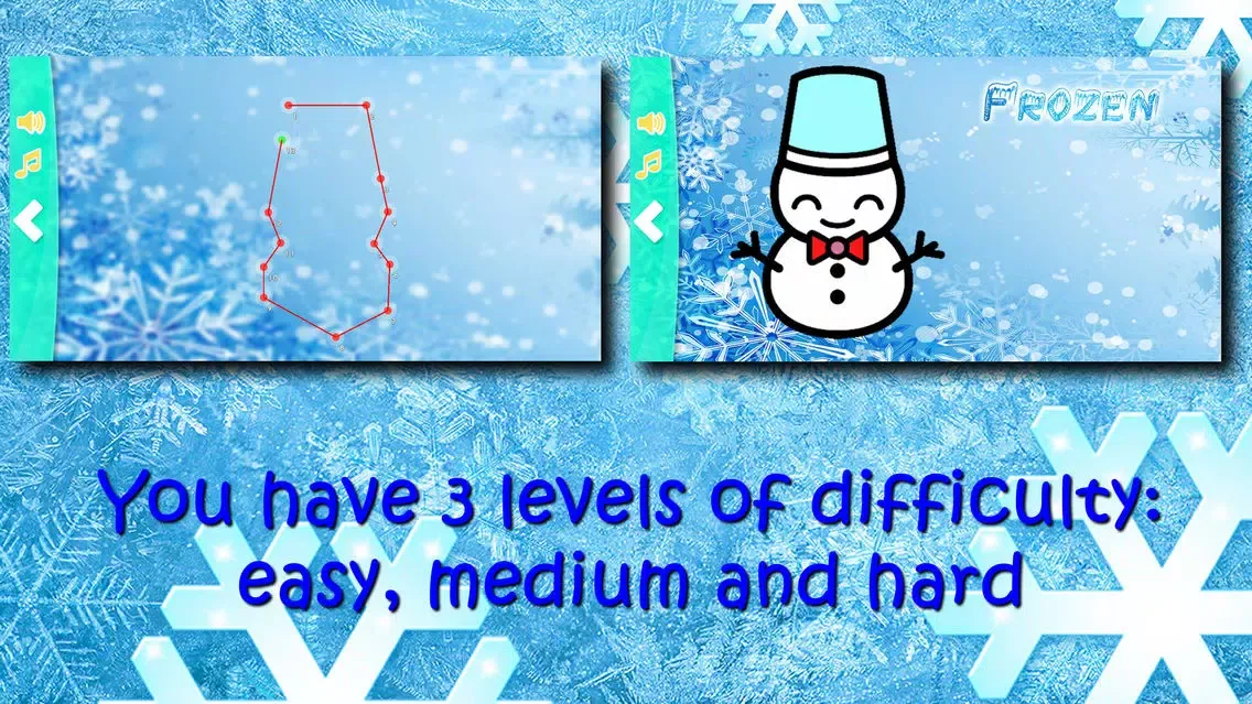 Frozen Connect The Dots स्क्रीनशॉट