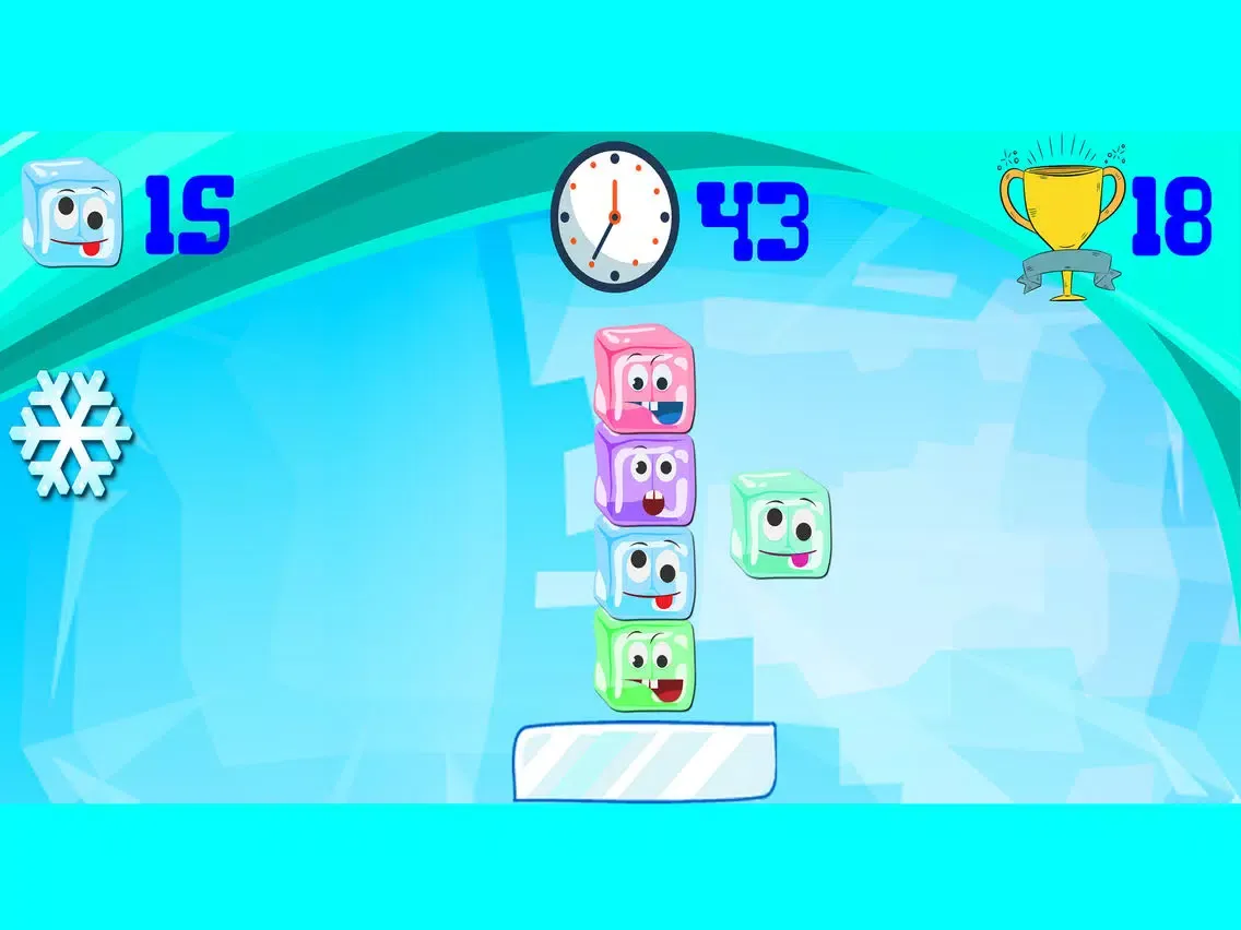 Frozen Ice Tower Blocks iPad Screenshots