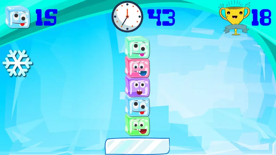 Frozen Ice Tower Blocks Screenshots