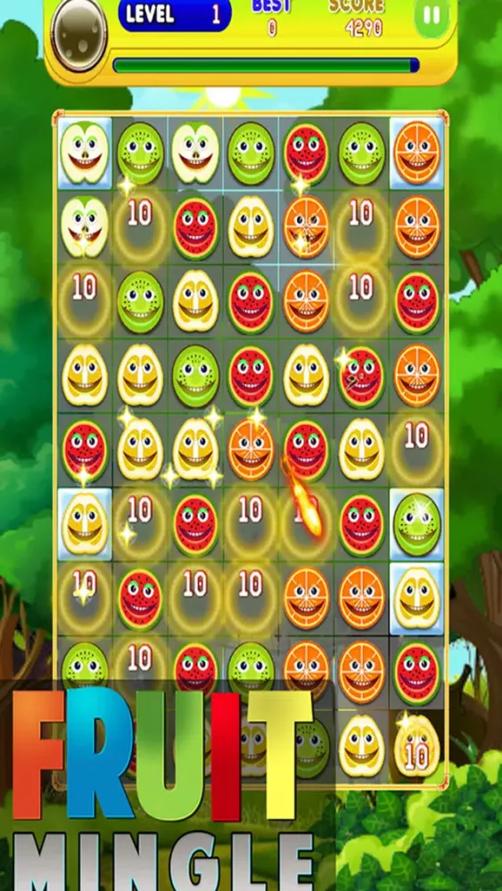Captures d'écran de Fruit Mingle - Free Match 3 Fruits Puzzle Game