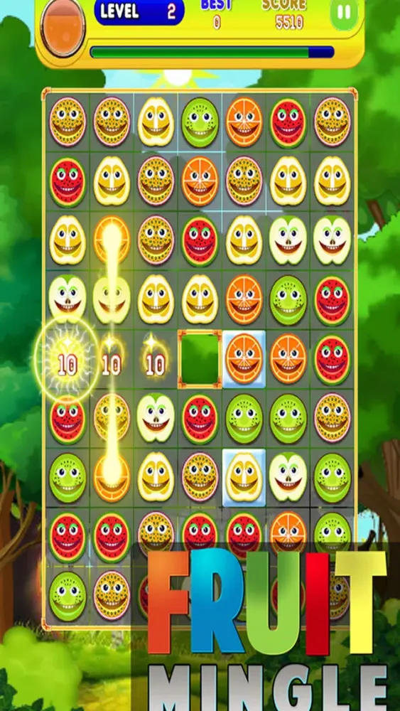 Captures d'écran de Fruit Mingle - Free Match 3 Fruits Puzzle Game
