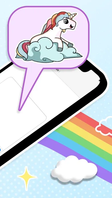 Tangkapan skrin Fruits and Unicorn Emoji