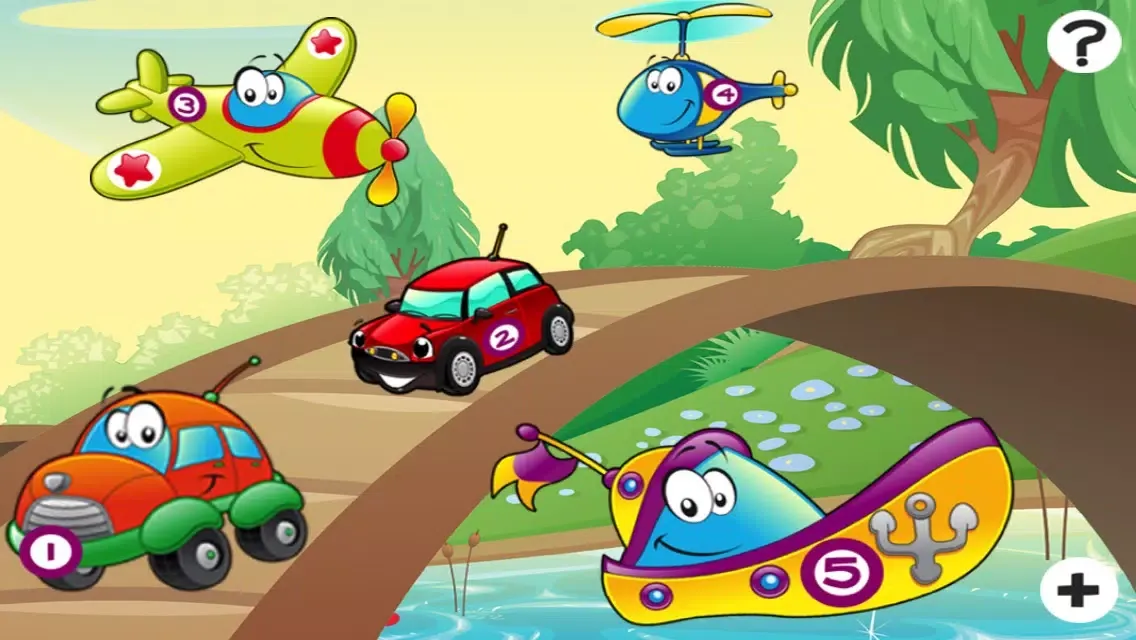 Tangkapan layar A Vehicles Shadow Game: Learn and Play for Children