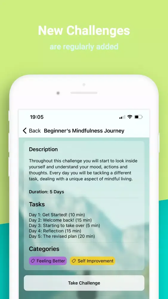 ChallengeMe - Self Improvement 스크린샷