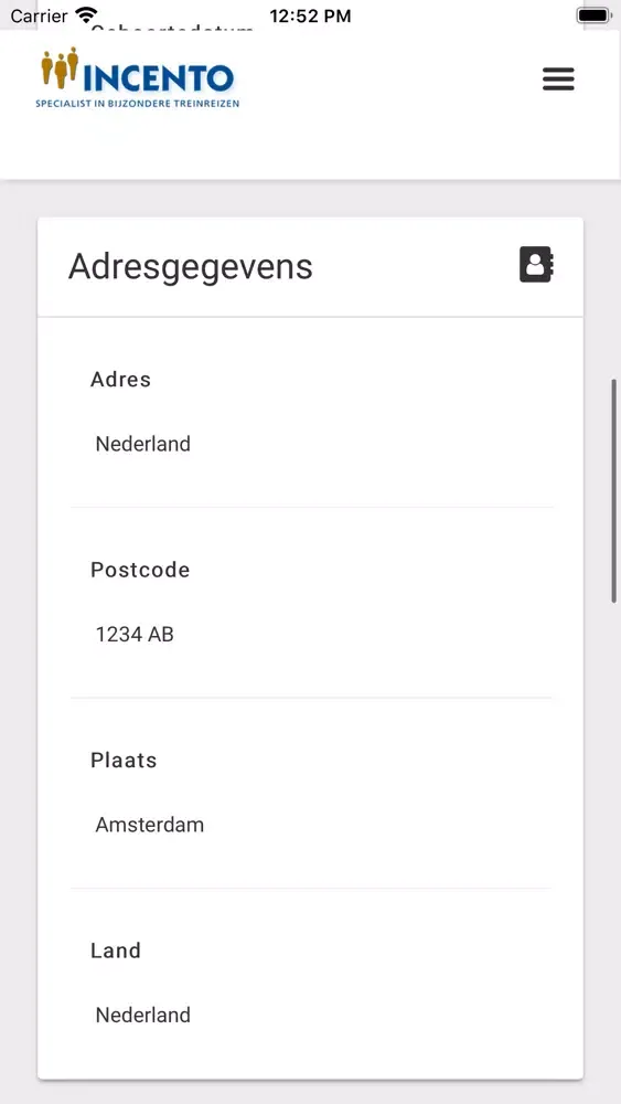 Capturas de pantalla de Mijn Incento