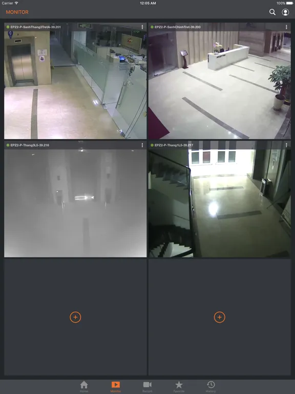 FPT Cloud Camera Surveillance iPad 应用截图