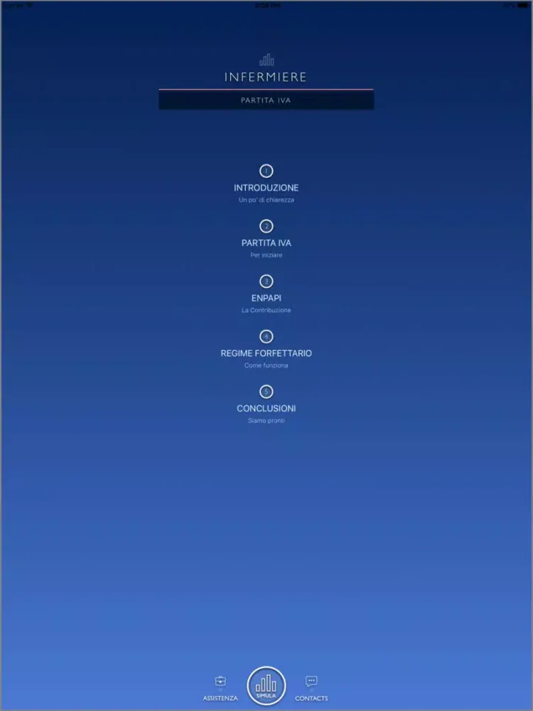 Infermiere Partita Iva Libera Professione iPad 應用截圖