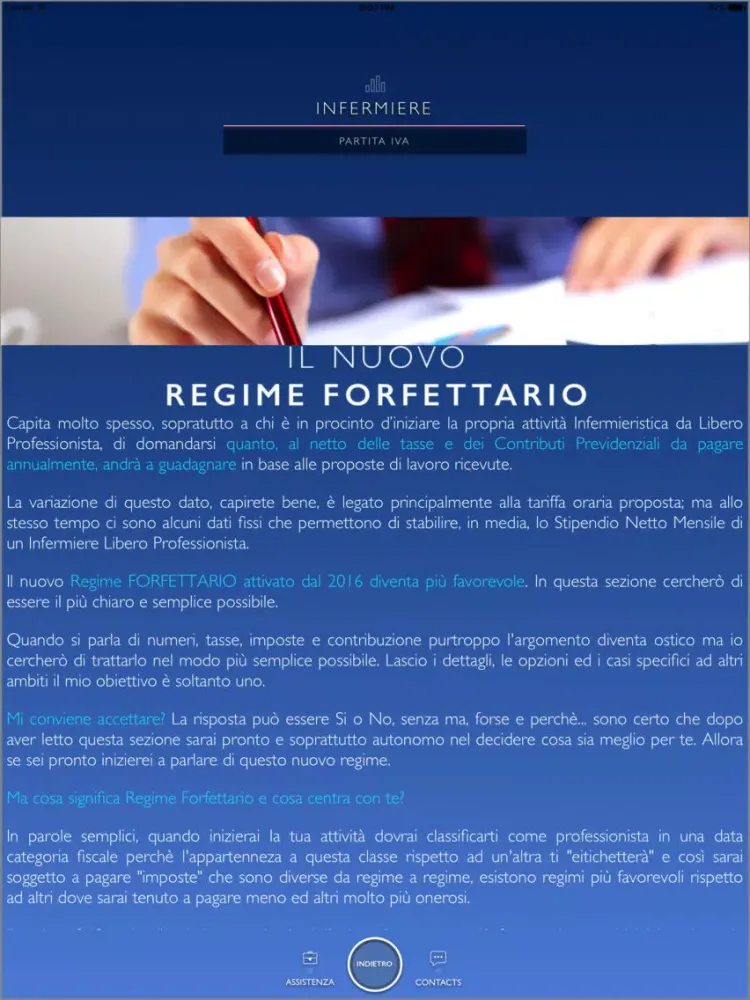 Infermiere Partita Iva Libera Professione iPad 應用截圖