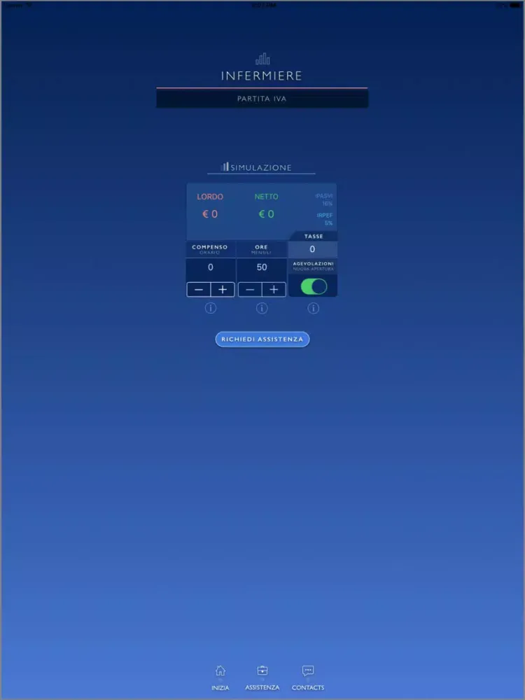 Infermiere Partita Iva Libera Professione iPad 應用截圖