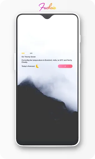 Fuchsia KWGT - Gradient Based  Screenshots
