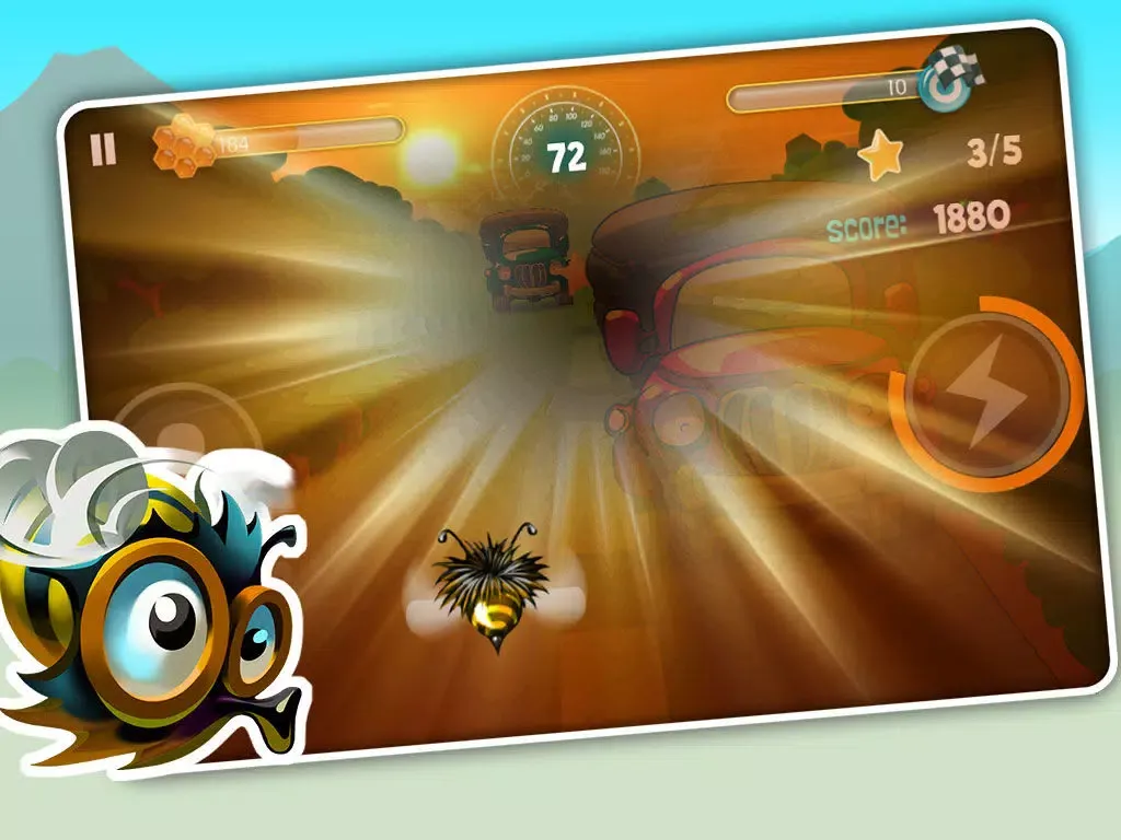 Captures d'écran de Bumblebee Race Free iPad 