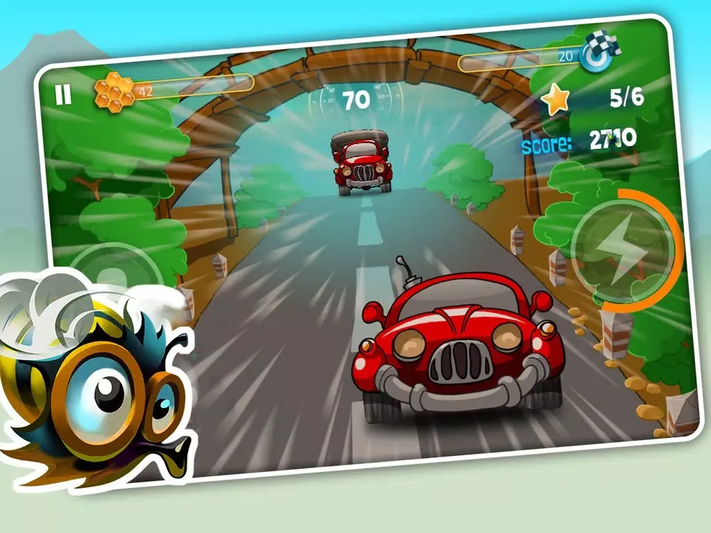 Captures d'écran de Bumblebee Race Free iPad 