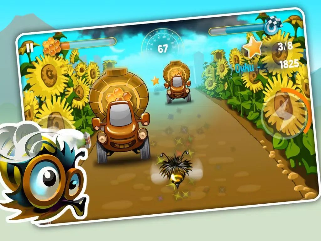 Captures d'écran de Bumblebee Race Free iPad 