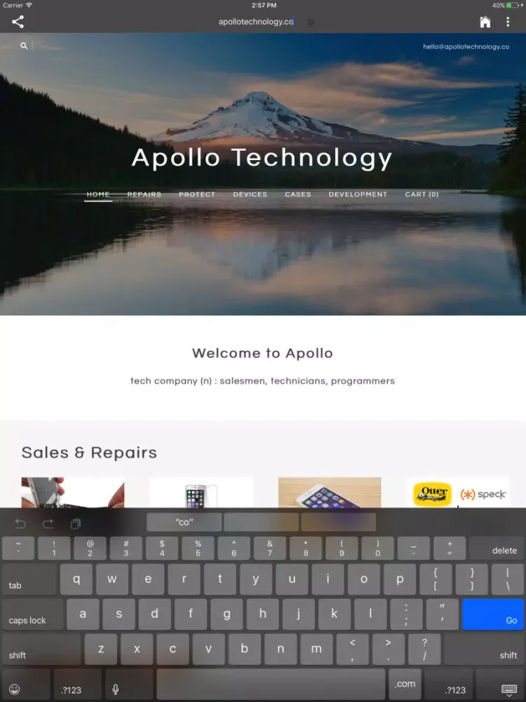 Zrzuty ekranu FullBrowse iPad 