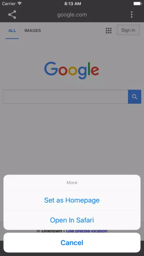 Zrzuty ekranu FullBrowse