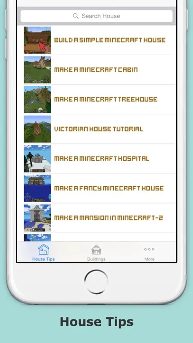 Screenshot di House ideas guide for minecraft - Step by step build your home?