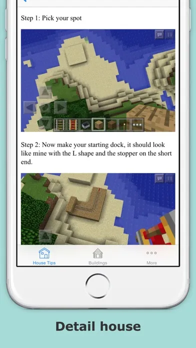 Screenshot di House ideas guide for minecraft - Step by step build your home?