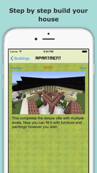 Screenshot di House ideas guide for minecraft - Step by step build your home?