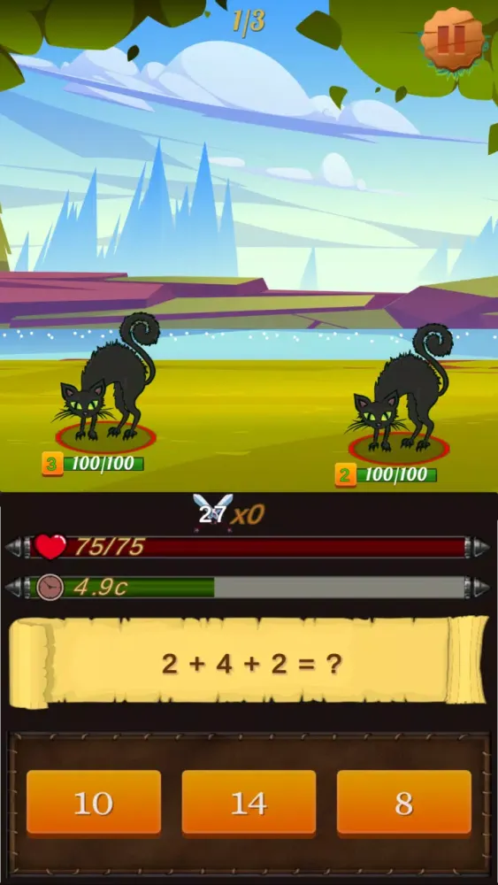 Magic math - RPG Offline 스크린샷