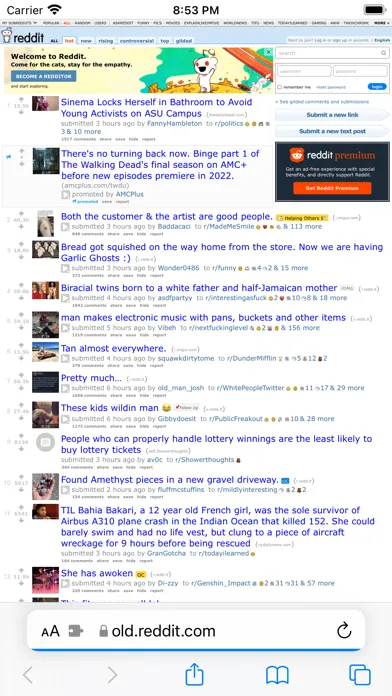 ภาพหน้าจอของ reddo - old reddit extension