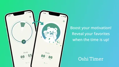 Tangkapan skrin Oshi Timer