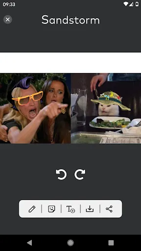 Zrzuty ekranu Sandstorm: Meme Maker