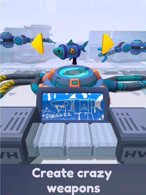 Captures d'écran de Crazy Gun Inventor iPad 