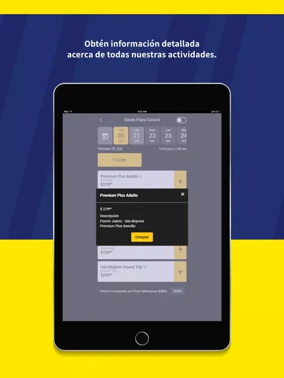 Captures d'écran de Ultramar Affiliates iPad 