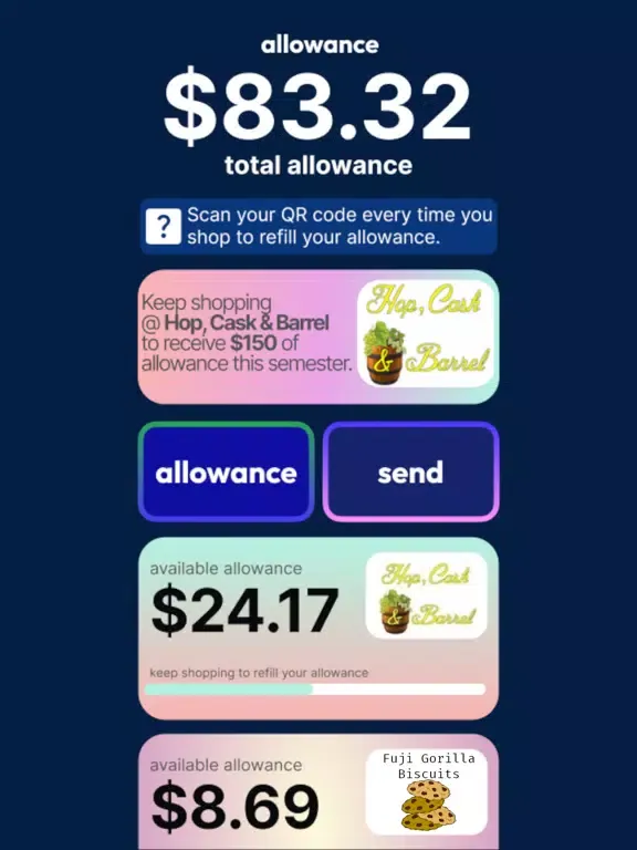 Allowance: Your Pocket Money iPad  स्क्रीनशॉट