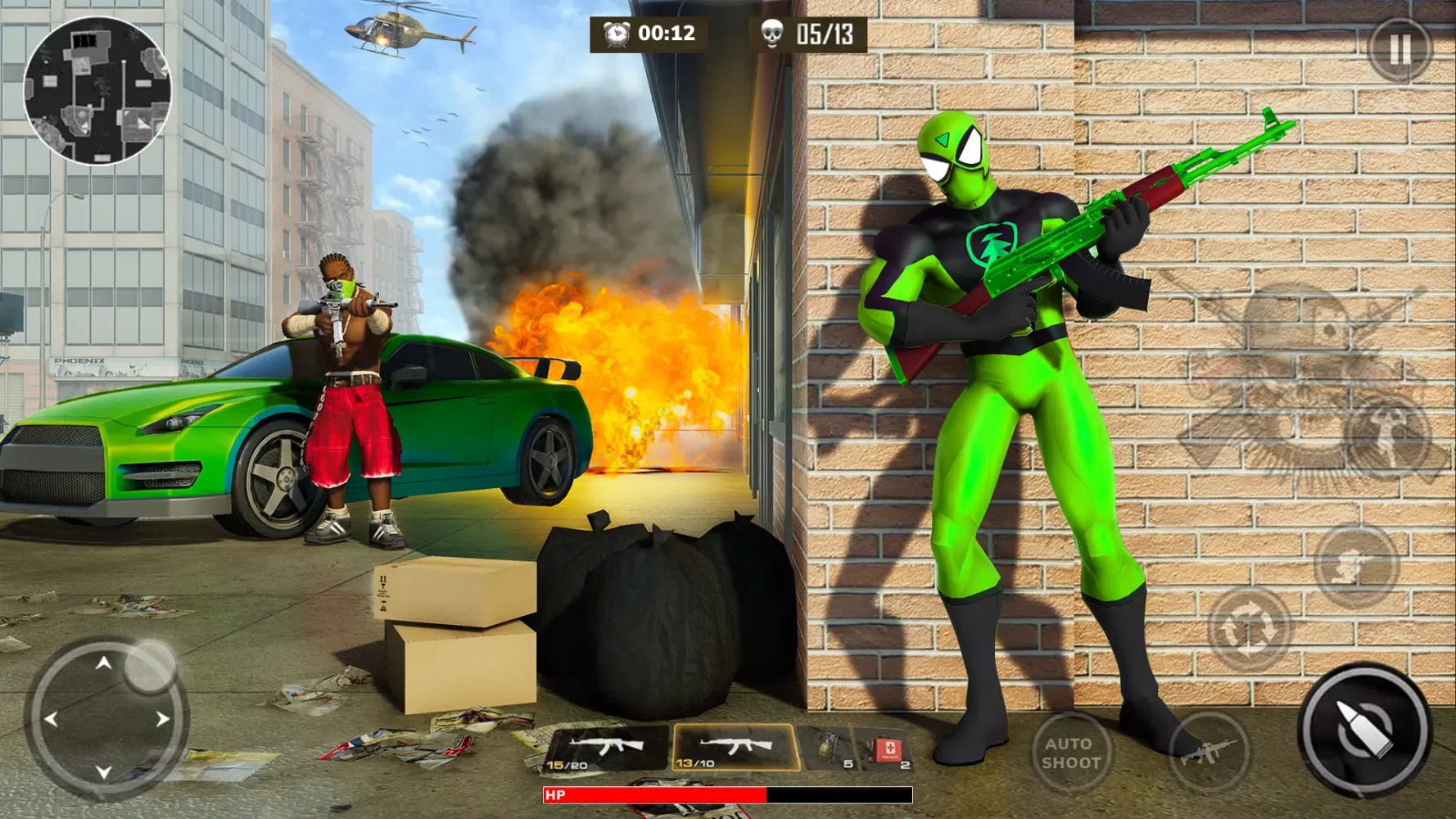 Spider Hero Gun Shooter Games Screenshots