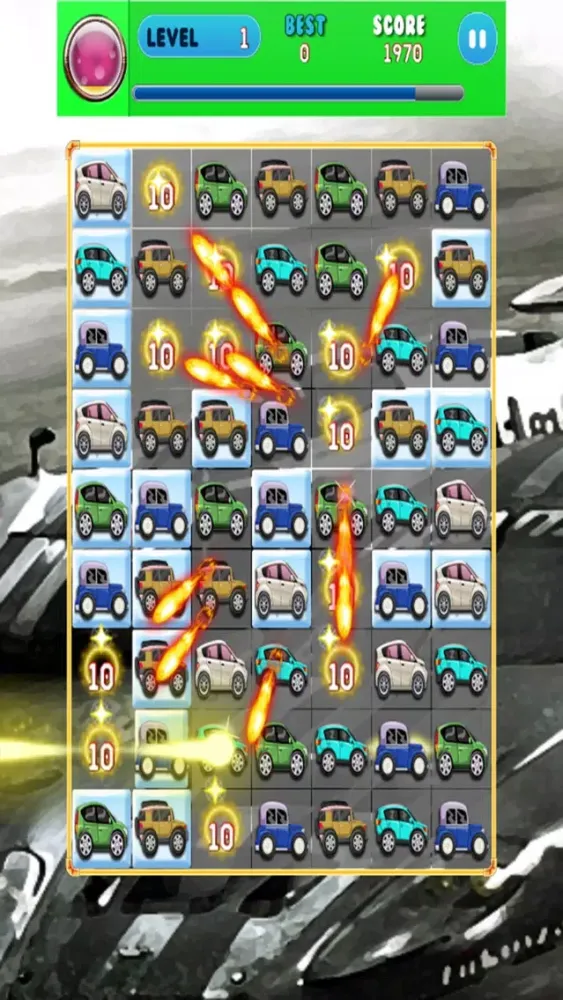 Screenshot di Funky Car Crush - Free Match 3 Game for Kids