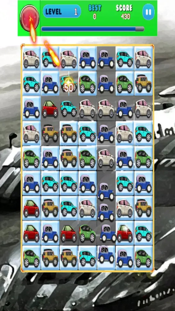 Screenshot di Funky Car Crush - Free Match 3 Game for Kids