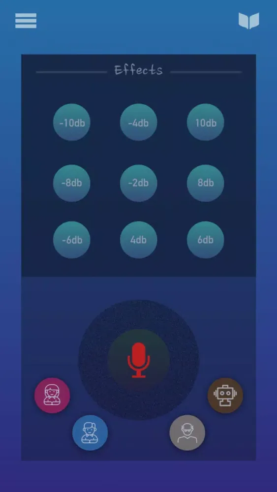 Capturas de tela do Voice Changer Funny Effects