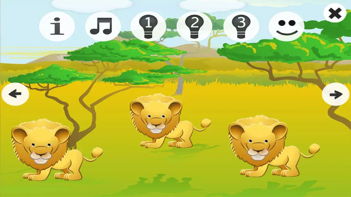 Animals! Safari animal learning game for children from age 2: Hear, listen and learn about the wilderness应用截图