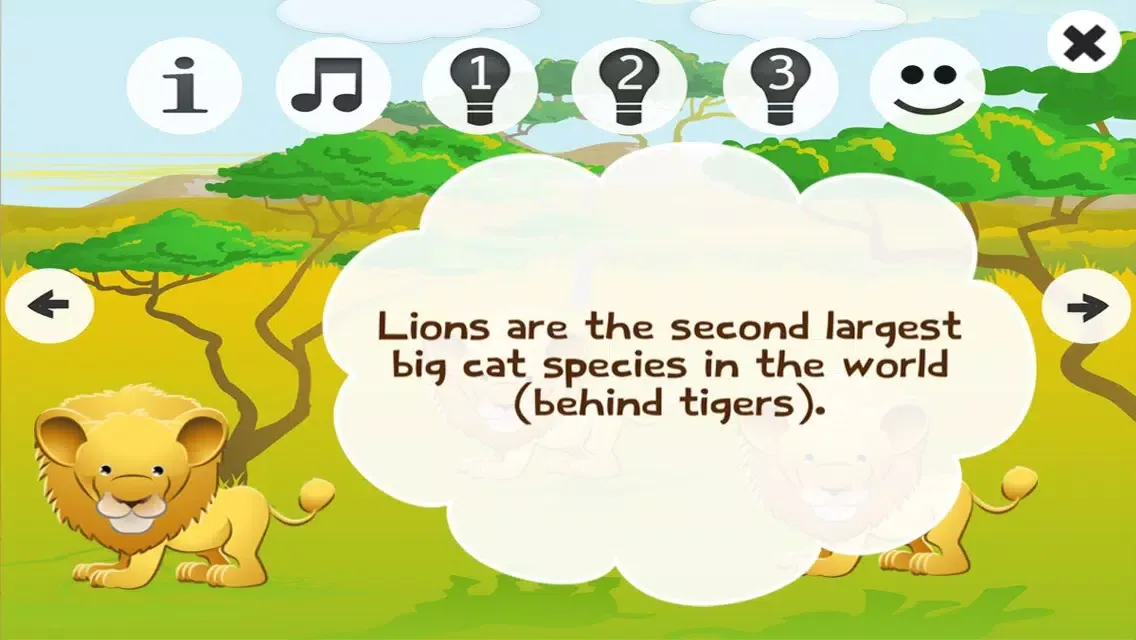 Animals! Safari animal learning game for children from age 2: Hear, listen and learn about the wilderness应用截图